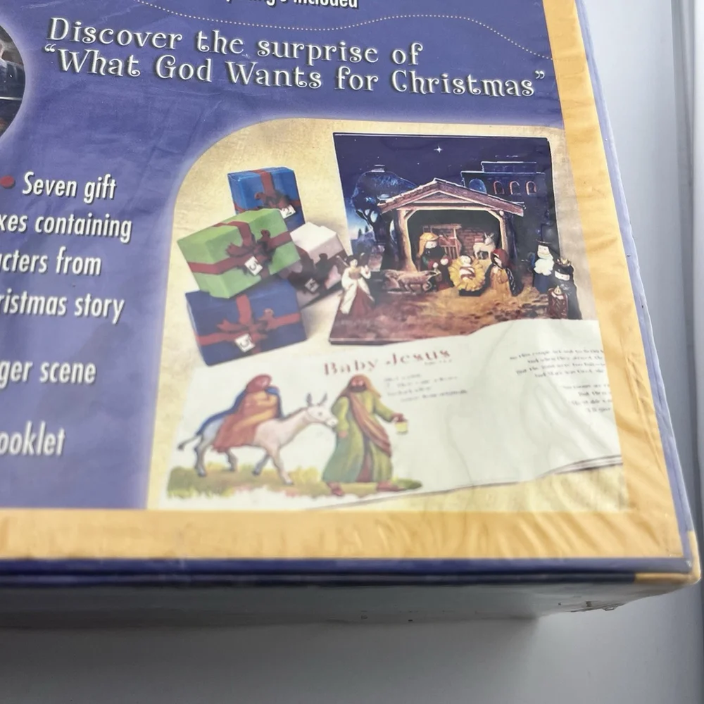 Rare What God Wants for Christmas Interactive Nativity Family Life 2005 Unopened